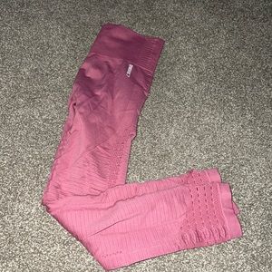 Pink gymshark seamless leggings